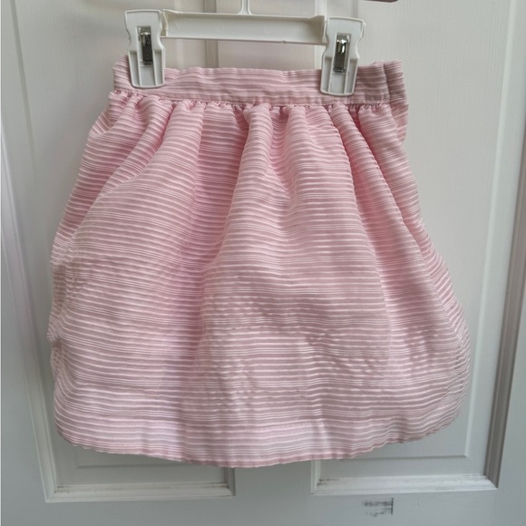 NWOT Janie and Jack 3T Girls Light Pink Striped Formal Puff Skirt - Picture 1 of 5
